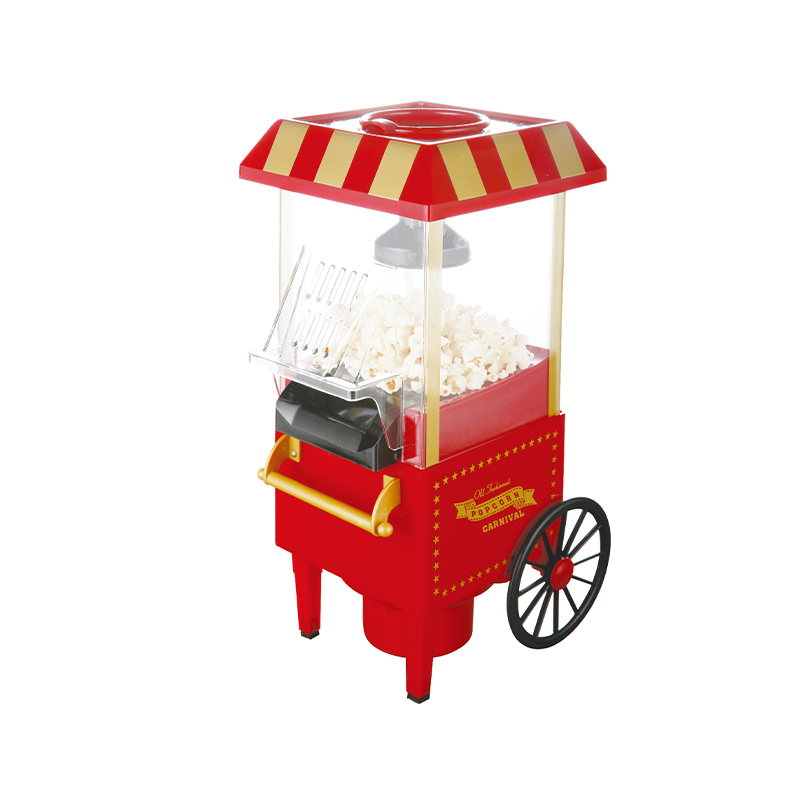 BJX-B009 Vintage Hot Air Popcorn maskine med hjul