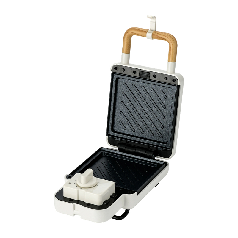 BJX-S006 15-minutters Timer Single-Slice Plate Aftagelige plader Sandwich Maker 