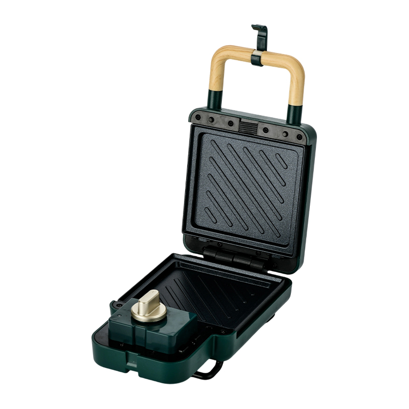 BJX-S006 15-minutters Timer Single-Slice Plate Aftagelige plader Sandwich Maker 