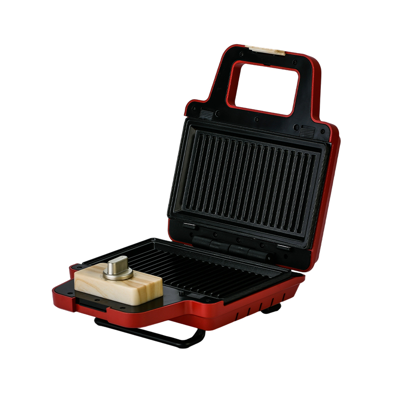 BJX-S008 800W 2-skive aftagelige tallerkener Sandwich vaffelmaskine