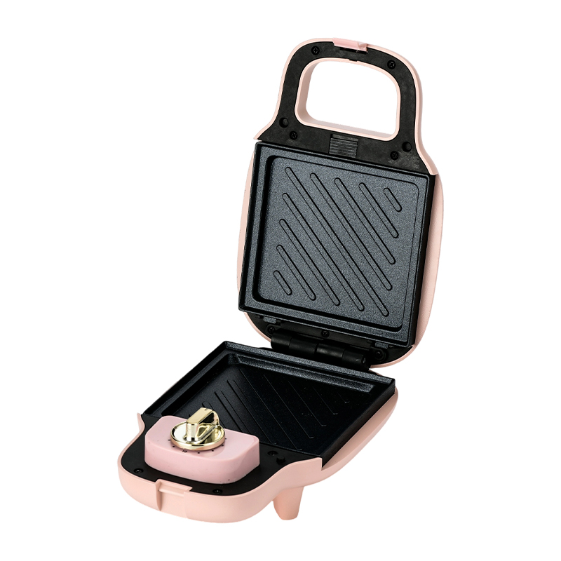 BJX-S013 15-minutters timer Single-Slice multifunktions sandwichmaskine med aftagelige tallerkener