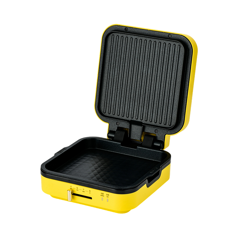 BJX-S018 24x24 cm grillmaskine med temperaturkontrol og aftagelige plader