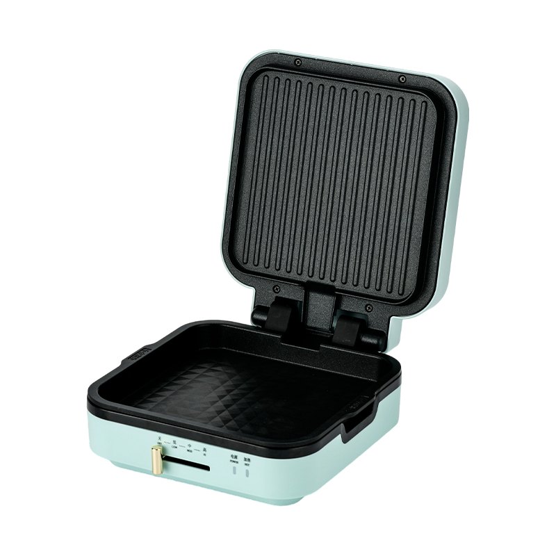 BJX-S018 24x24 cm grillmaskine med temperaturkontrol og aftagelige plader