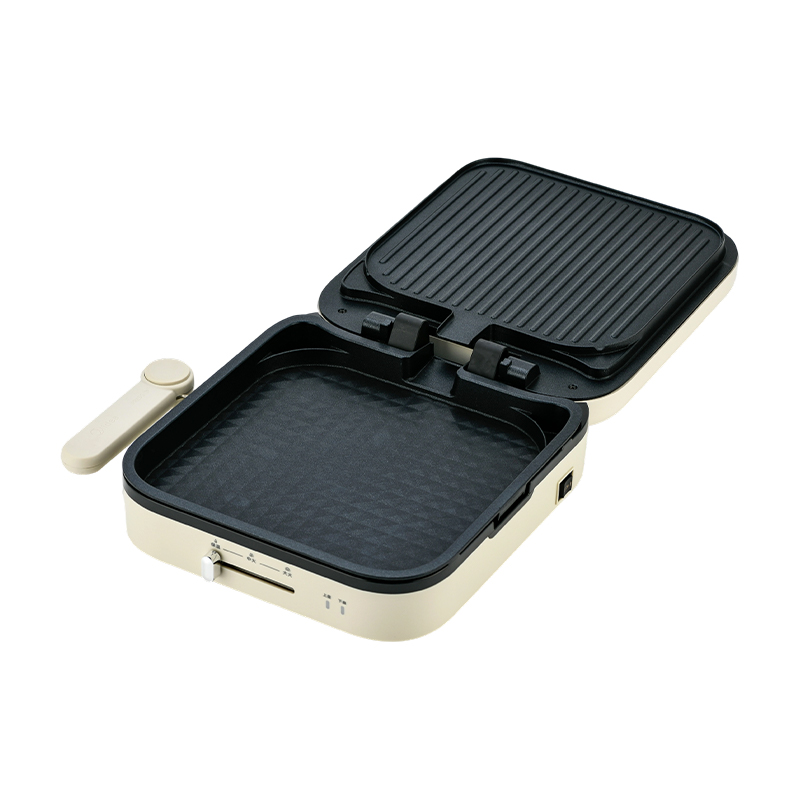 BJX-S023 28x28 cm stor tallerken med temperaturkontrol Panini & grillmaskine