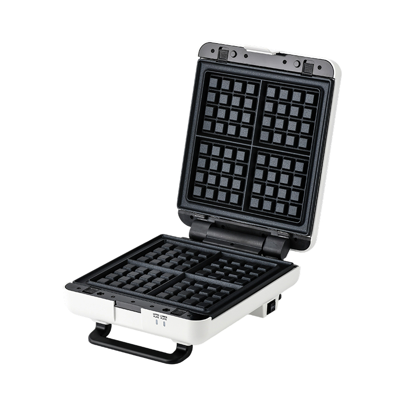 BJX-S026 4-skive 180° åben grill- og sandwichmaskine med 3-niveau kontrol og oliedrypbakke